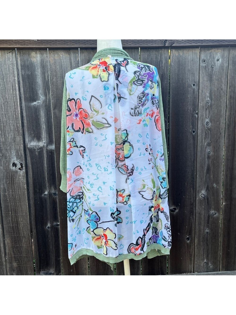 Melissa McCarthy x Seven Floral Explosion Cardigan - Size 2X